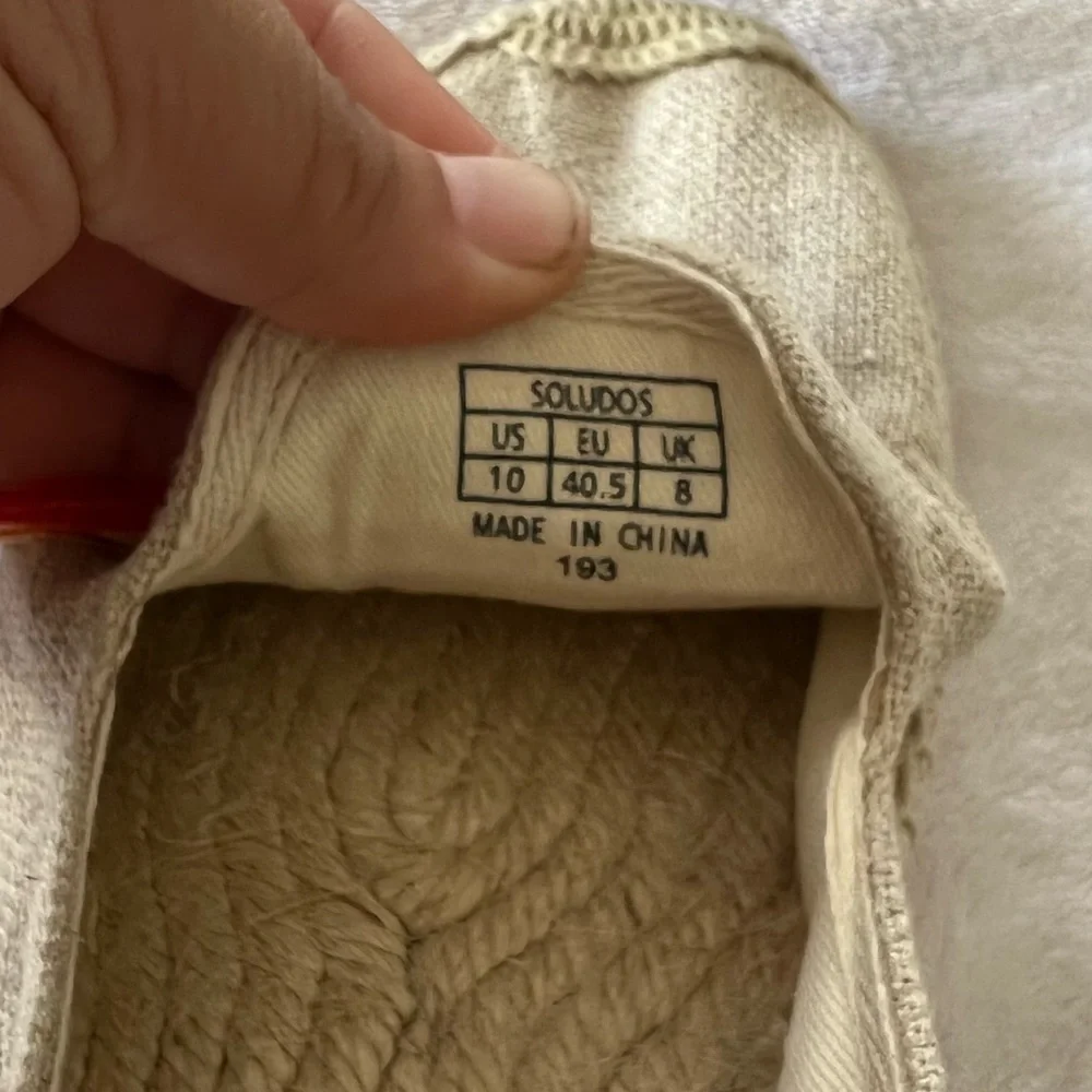 Soludos Pride Fringe Espadrilles Rainbow Slip On Shoes - Picture 6 of 11